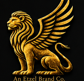 The Etzel Edge winged lion logo